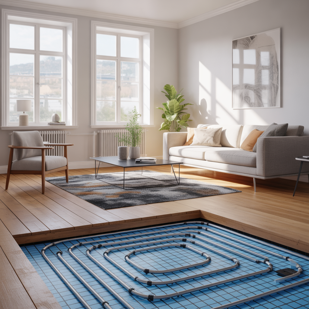 7.Fordelarna med att ha vattenburen golvvarme i bostaden