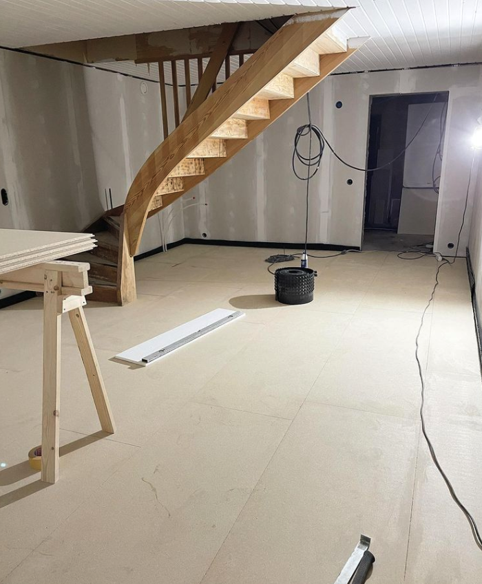 grava ut isolera husgrund renovera kallare suterangvaning villa stockholm