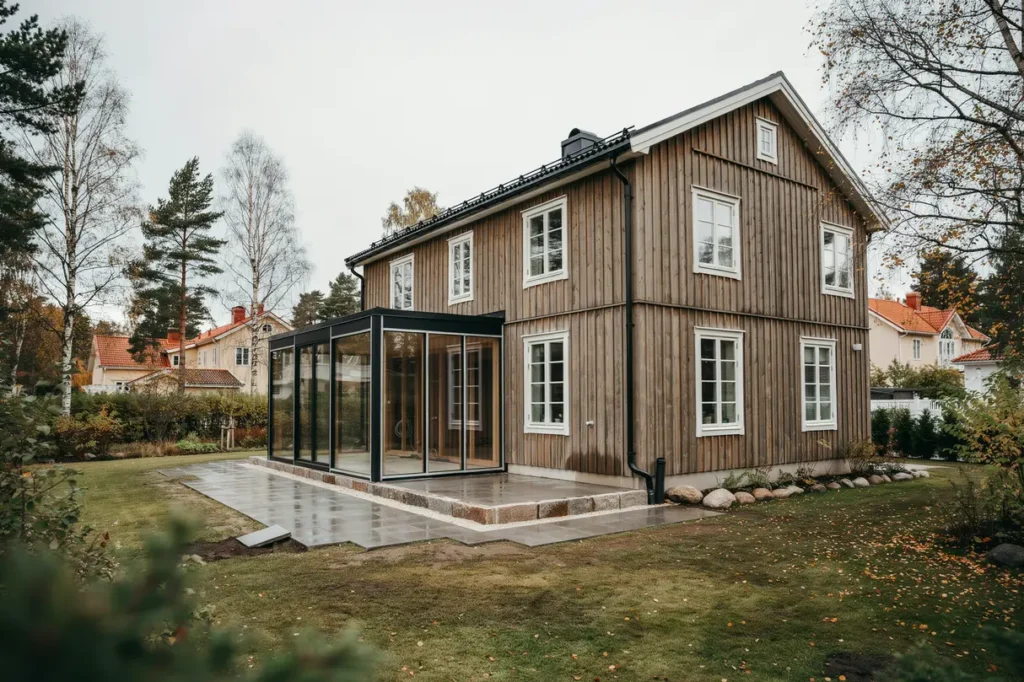 bygga uterum i sverige bygglov isoleringsniv grundval och kostnad f r villa gare