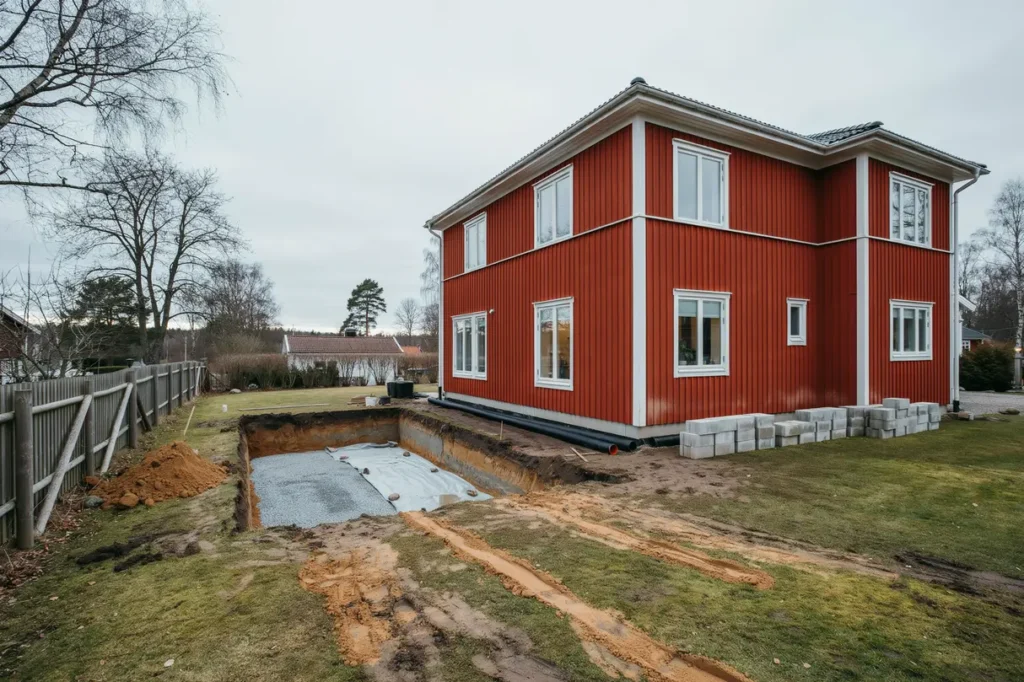 markarbete inf r utbyggnad och garage s undviker du s ttningar fuktproblem och on diga extrakostnader